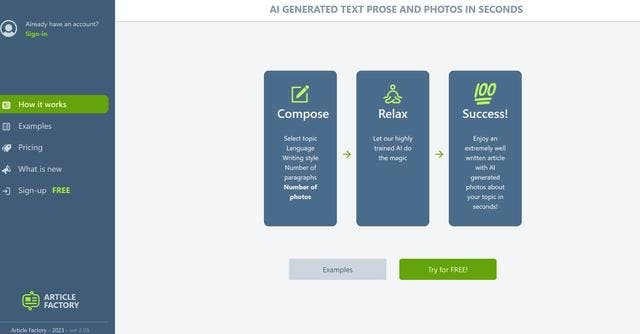 Read more about the article Article Factory AI : Details and Key Features