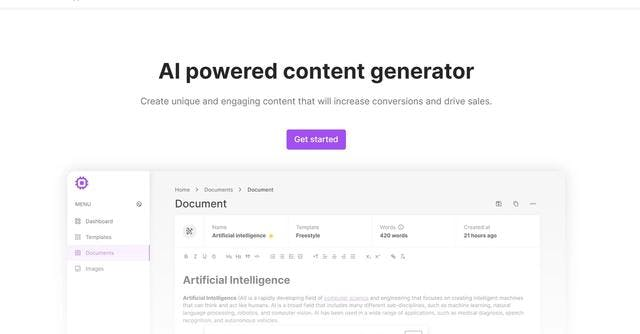 Read more about the article Content Generator AI : Details and Key Features