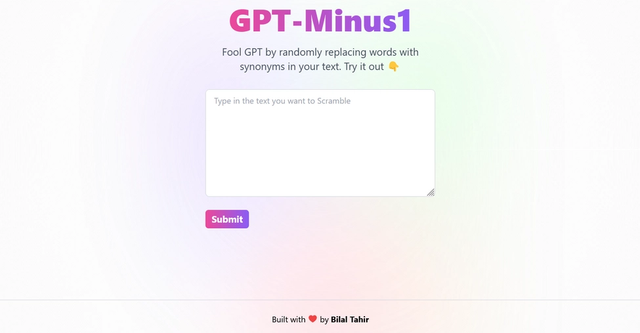 Read more about the article GPT Minus 1 AI : Details and Key Features