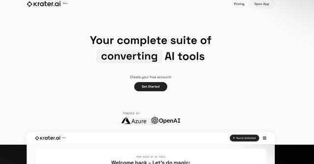 Read more about the article Krater.AI : Details and Key Features