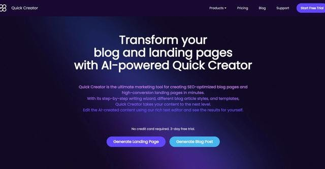 Read more about the article Quick Creator AI : Details and Key Features