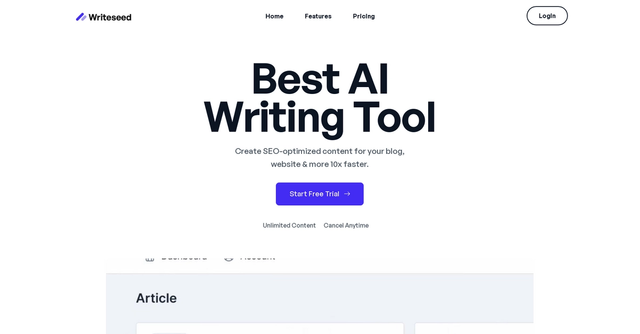 Read more about the article Writeseed AI : Details and Key Features