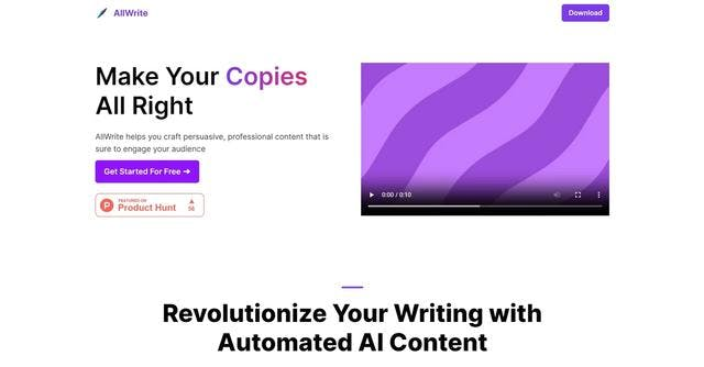 Read more about the article AllWrite AI : Details and Key Features