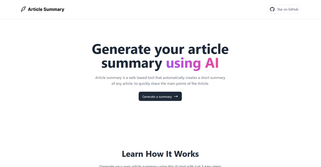 Read more about the article Article Summary AI : Details and Key Features