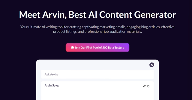 Read more about the article Arvin AI : Details and Key Features