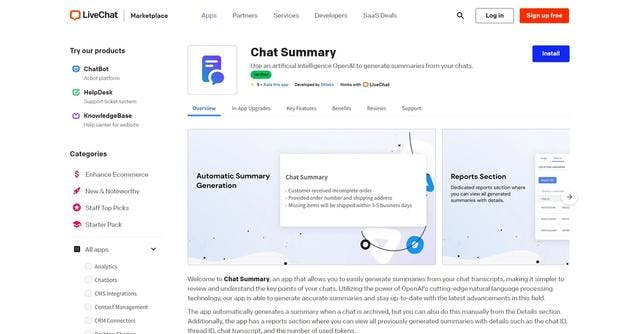 Read more about the article Chat Summary AI : Details and Key Features