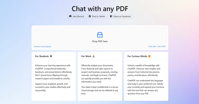 Read more about the article ChatPDF AI : Details and Key Features