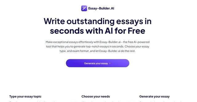 Read more about the article Essay-Builder.AI : Details and Key Features