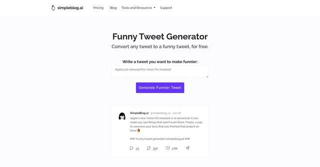 Read more about the article Funny Tweet Generator : Details and Key Features