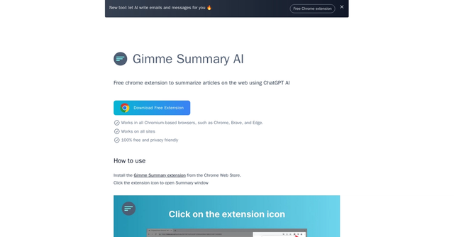 Read more about the article Gimme Summary AI : Details and Key Features