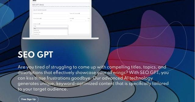 Read more about the article SEO GPT AI : Details and Key Features