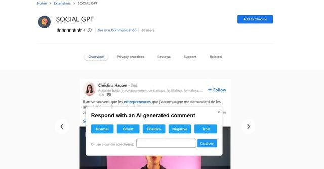 Read more about the article Social GPT AI : Details and Key Features