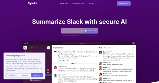 Read more about the article Spoke.ai Slack Summarization : Details and Key Features