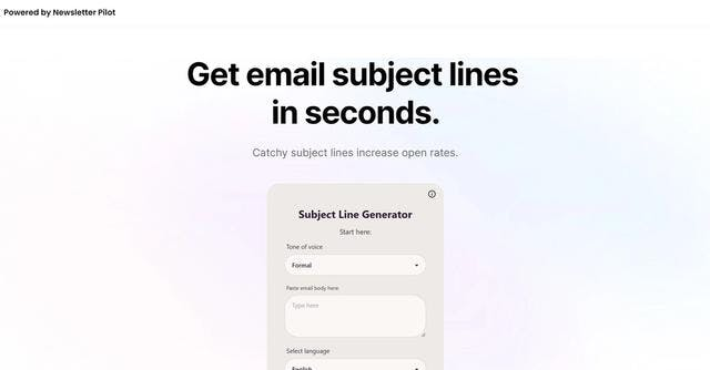 Read more about the article Subject Line Generator AI : Details and Key Features