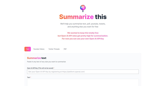 Read more about the article Summarizethis AI : Details and Key Features