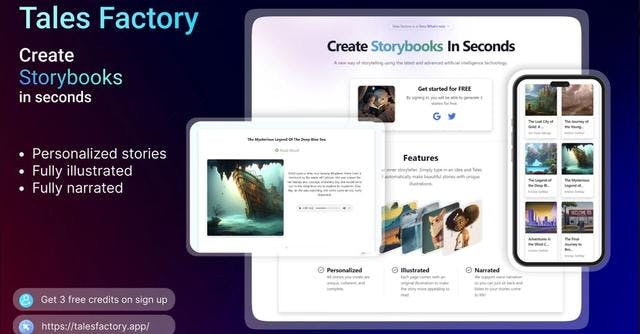 Read more about the article Tales Factory AI : Details and Key Features