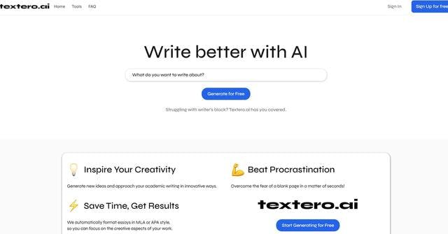 Read more about the article Textero AI : Details and Key Features