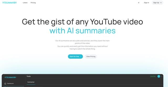 Read more about the article YTSummary : Details and Key Features